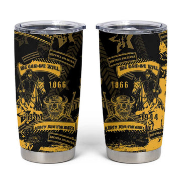 Buffalo Soldiers African American Tumbler Cup Military Urban Retro Style DT05
