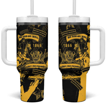 Buffalo Soldiers African American Tumbler With Handle Military Urban Retro Style DT05