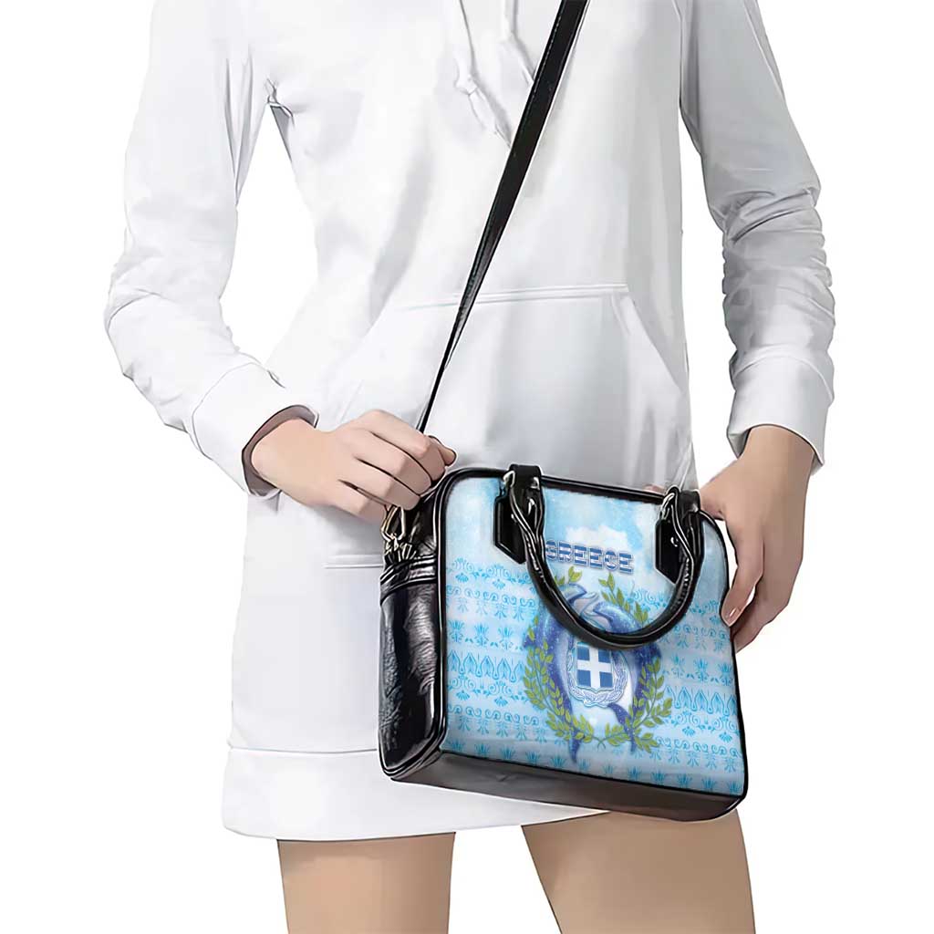 Greece Shoulder Handbag Dolphins And Symbol DT05