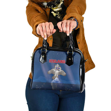 Iceland Shoulder Handbag The Gyrfalcon With Symbol DT05