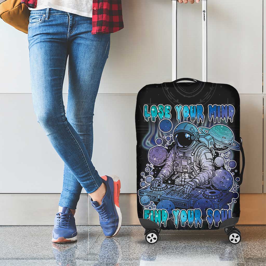 Astronaut Luggage Cover Love Your Mind Find Your Soul DT05