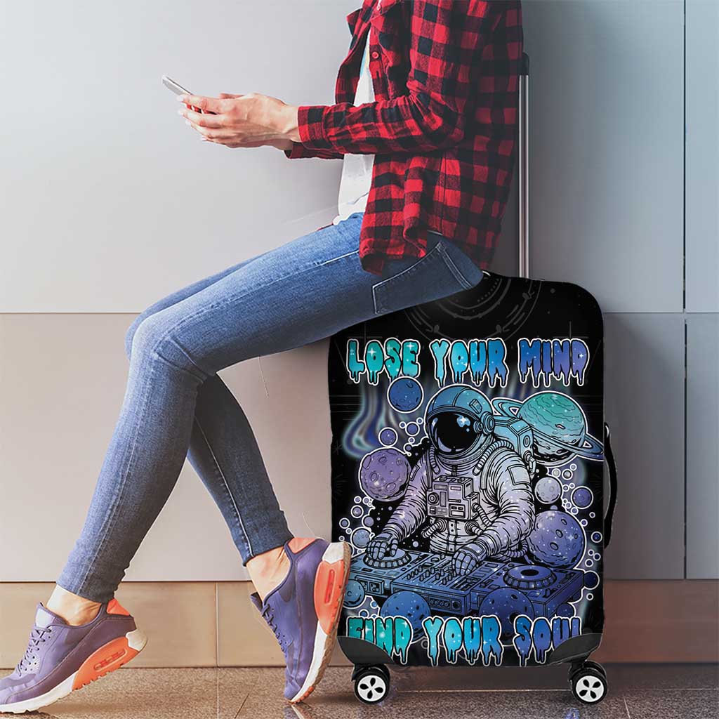 Astronaut Luggage Cover Love Your Mind Find Your Soul DT05