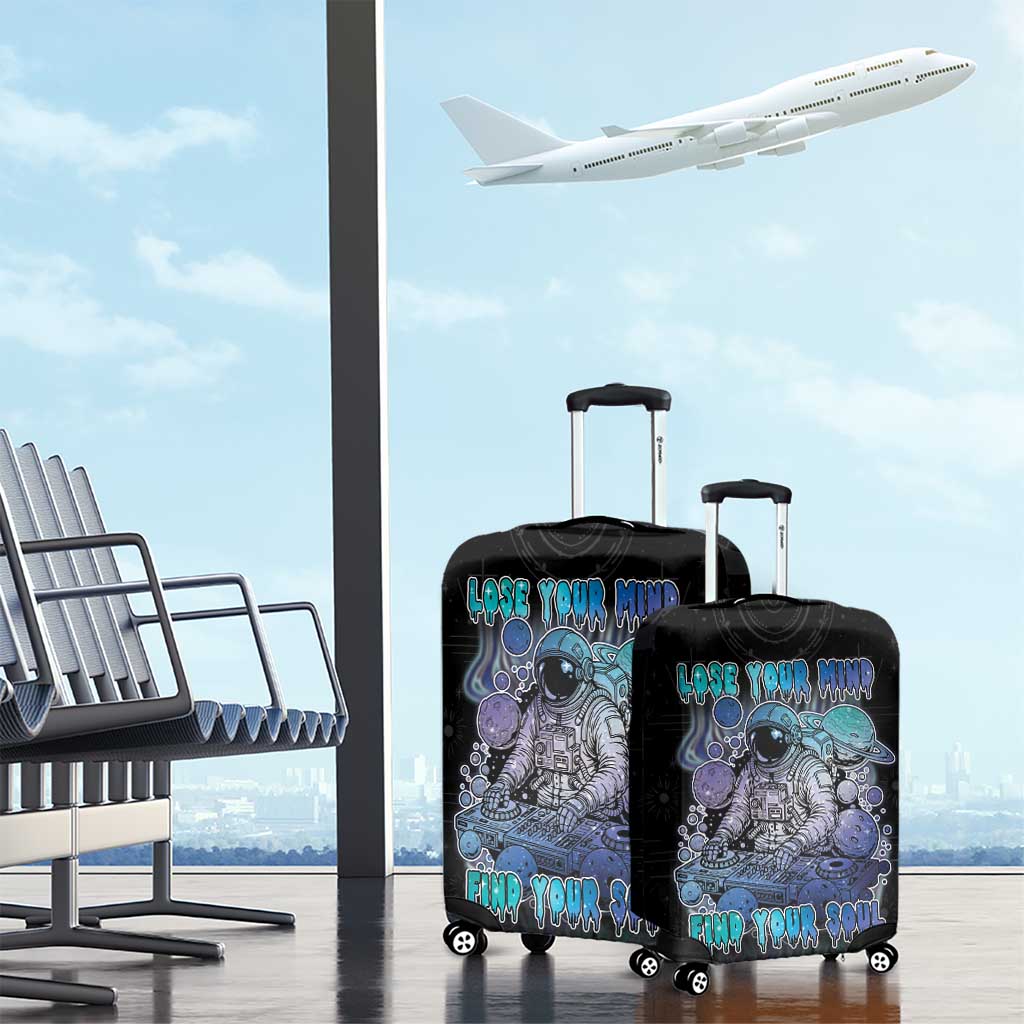 Astronaut Luggage Cover Love Your Mind Find Your Soul DT05