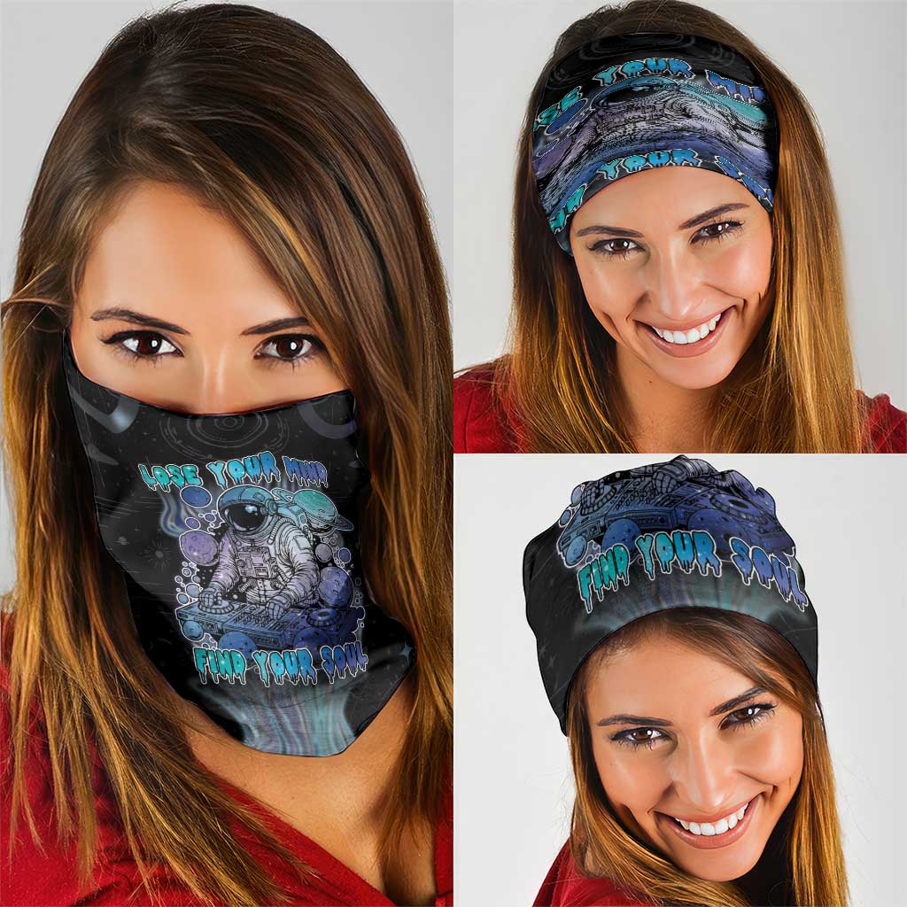 Astronaut Neck Gaiter Love Your Mind Find Your Soul DT05