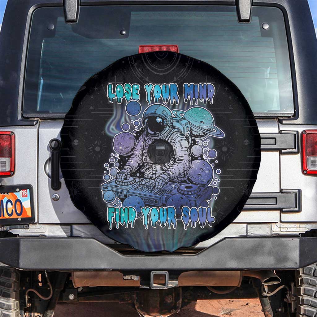 Astronaut Spare Tire Cover Love Your Mind Find Your Soul DT05