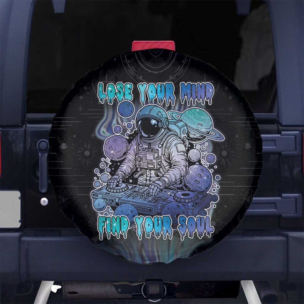 Astronaut Spare Tire Cover Love Your Mind Find Your Soul DT05