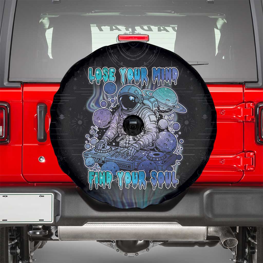 Astronaut Spare Tire Cover Love Your Mind Find Your Soul DT05