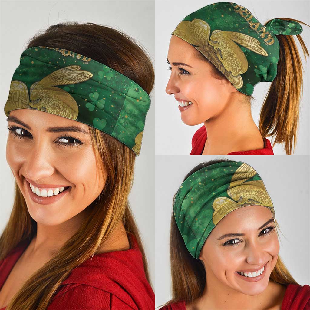 Ireland Neck Gaiter The Shamrock With The Irish Hare Patterns DT05