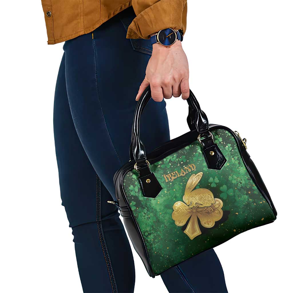 Ireland Shoulder Handbag The Shamrock With The Irish Hare Patterns DT05