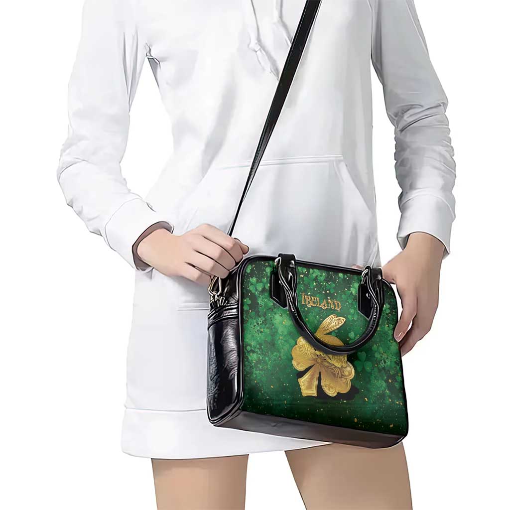 Ireland Shoulder Handbag The Shamrock With The Irish Hare Patterns DT05