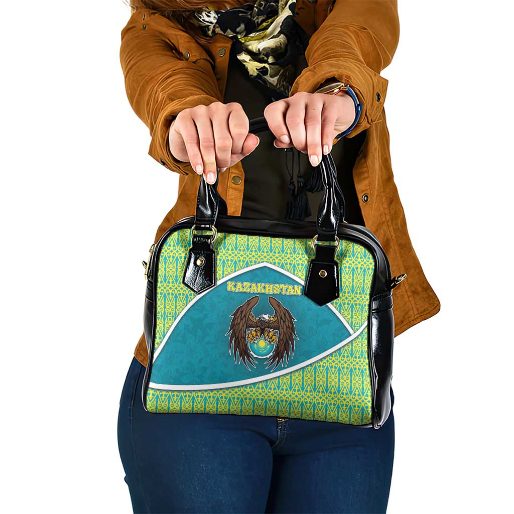 Kazakhstan Shoulder Handbag The Eagle With Kazakh Patterns DT05