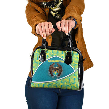 Kazakhstan Shoulder Handbag The Eagle With Kazakh Patterns DT05