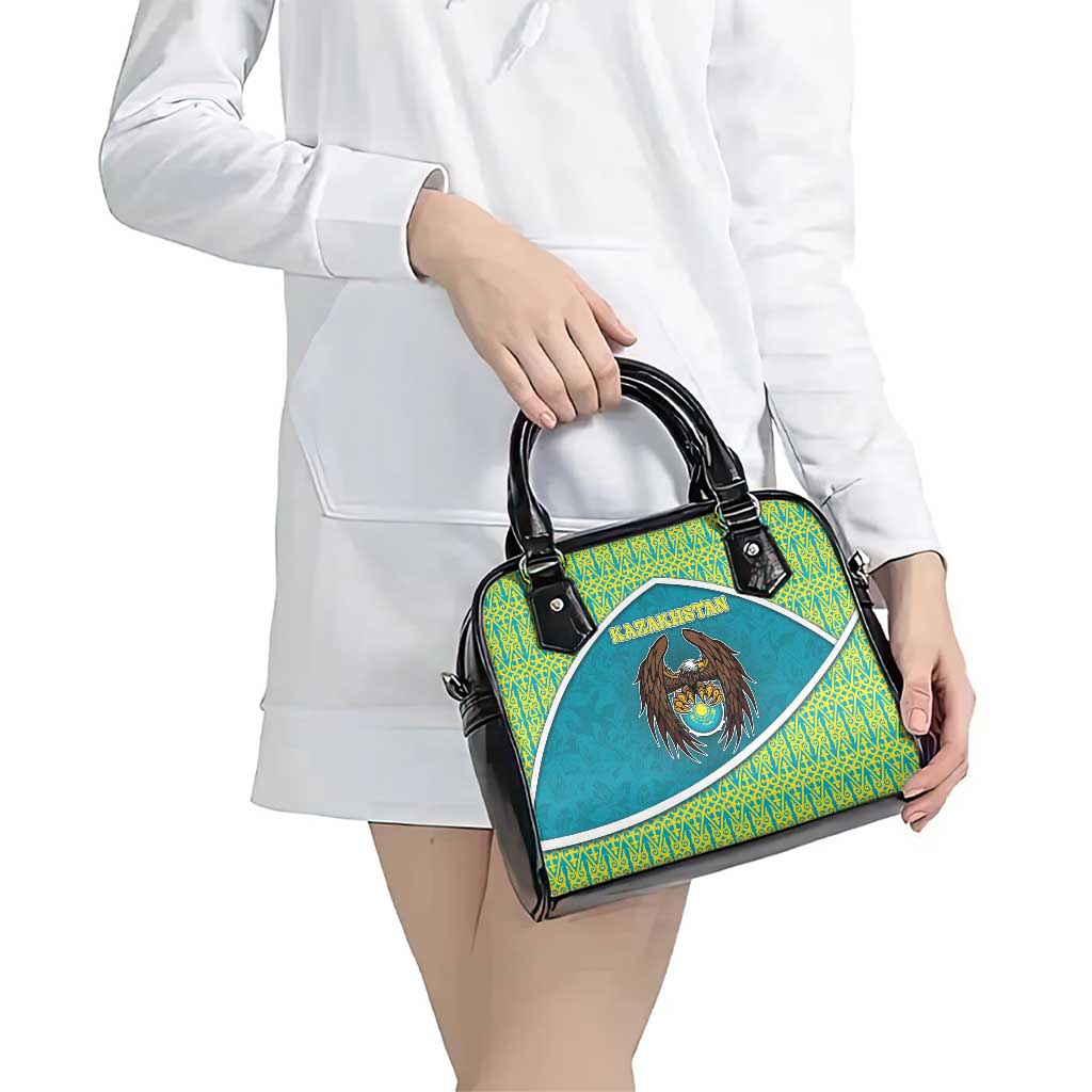 Kazakhstan Shoulder Handbag The Eagle With Kazakh Patterns DT05