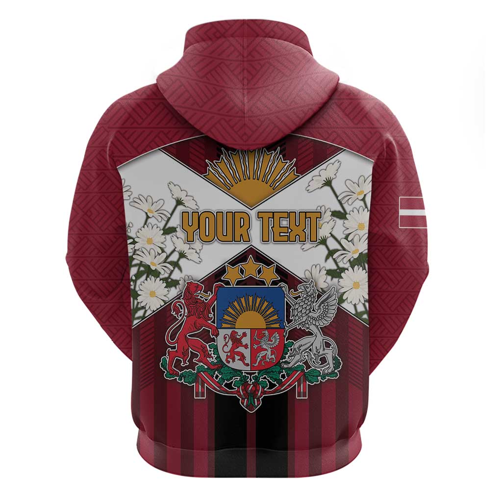 Personalized Latvia Hoodie Symbol With Latvians Patterns DT05