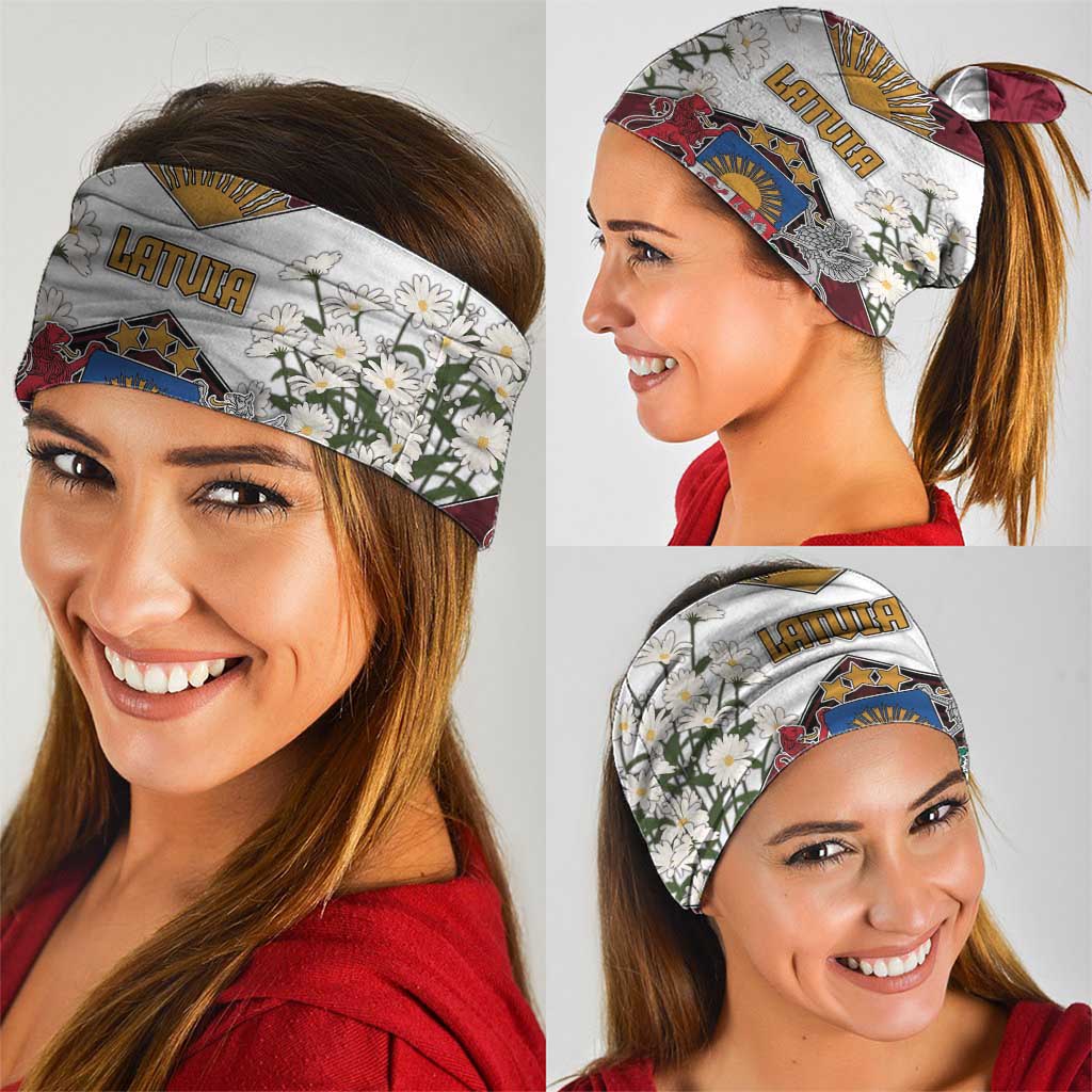 Latvia Neck Gaiter Symbol With Latvians Patterns DT05
