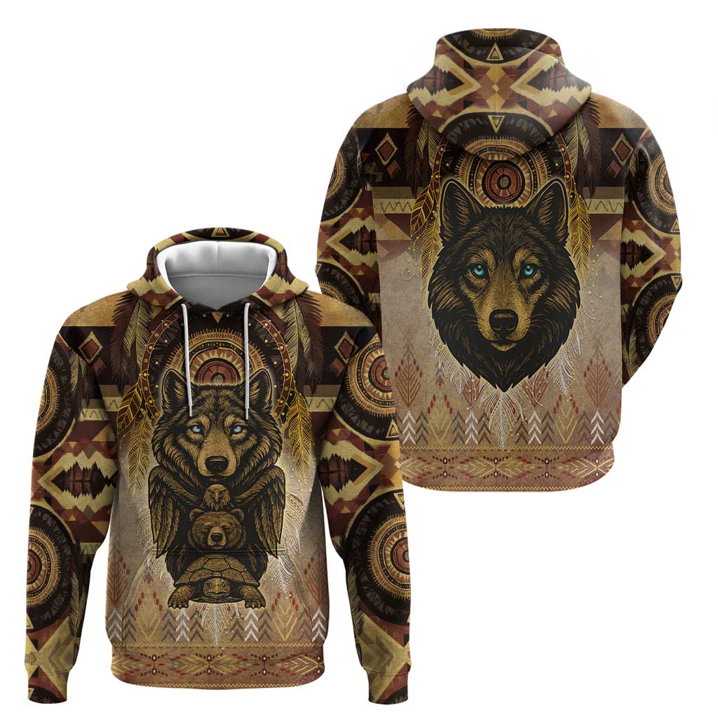 Native American Animal Spirit Hoodie DT05