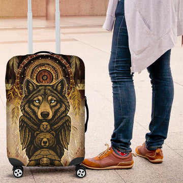 Native American Animal Spirit Luggage Cover DT05