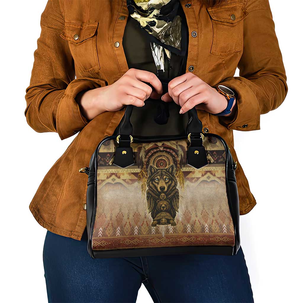 Native American Animal Spirit Shoulder Handbag DT05