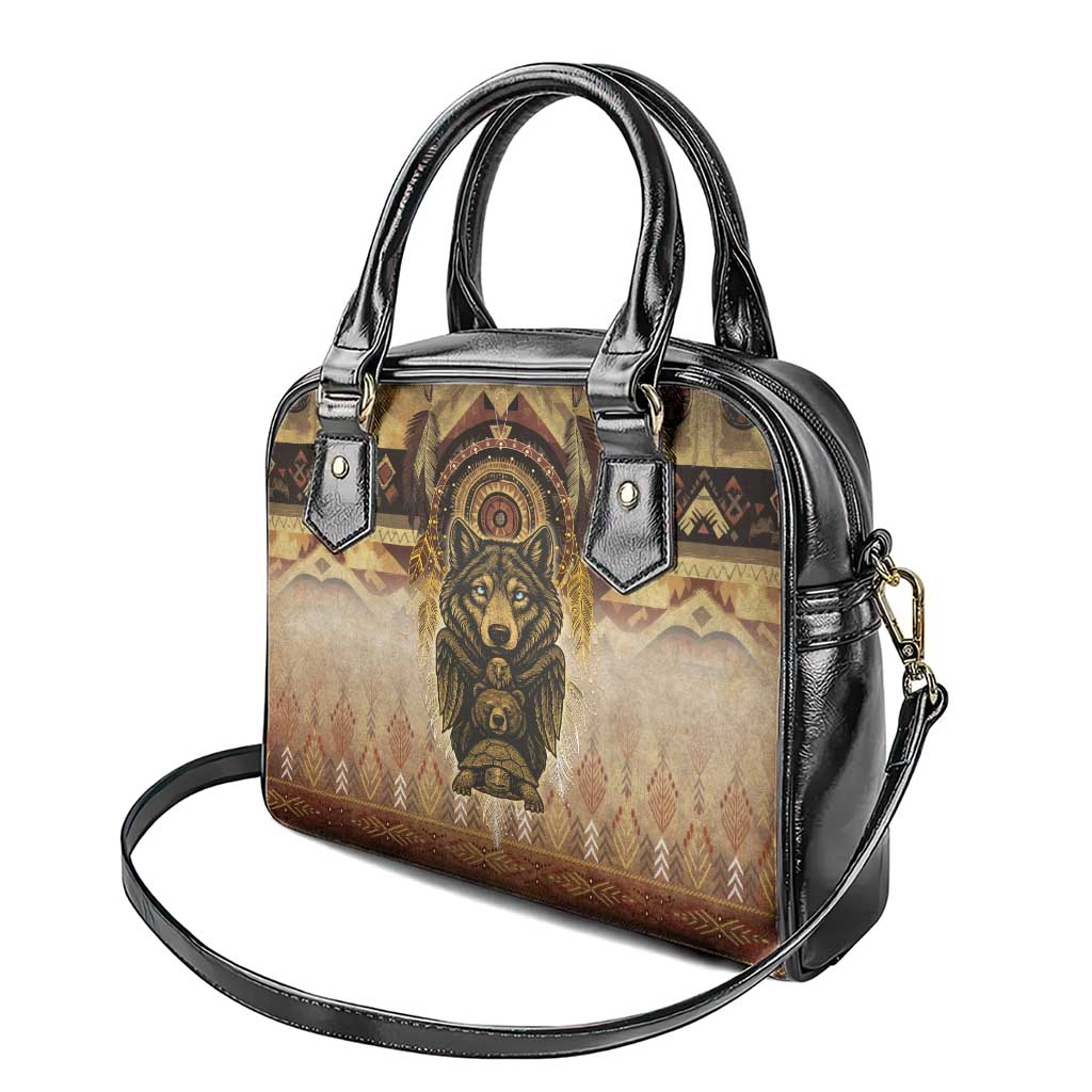 Native American Animal Spirit Shoulder Handbag DT05