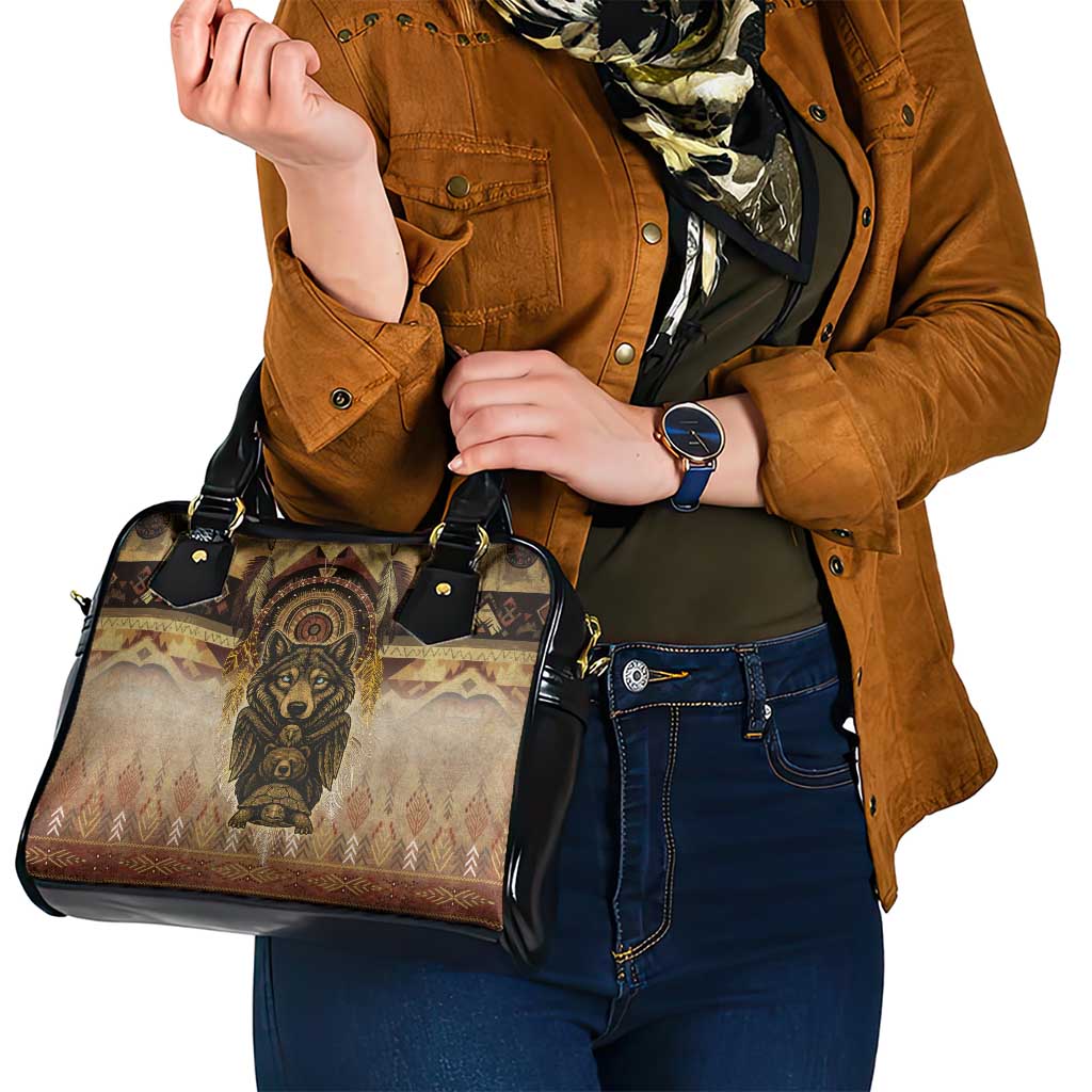 Native American Animal Spirit Shoulder Handbag DT05