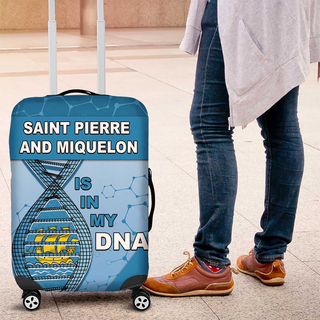 Saint Pierre And Miquelon Is In My DNA Luggage Cover DT05