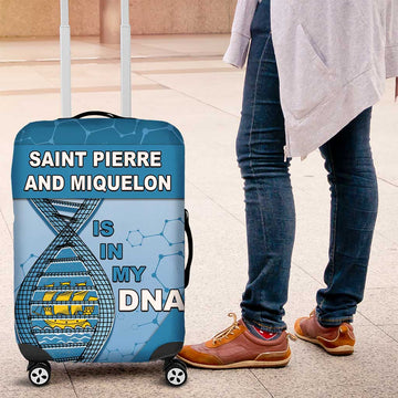 Saint Pierre And Miquelon Is In My DNA Luggage Cover DT05