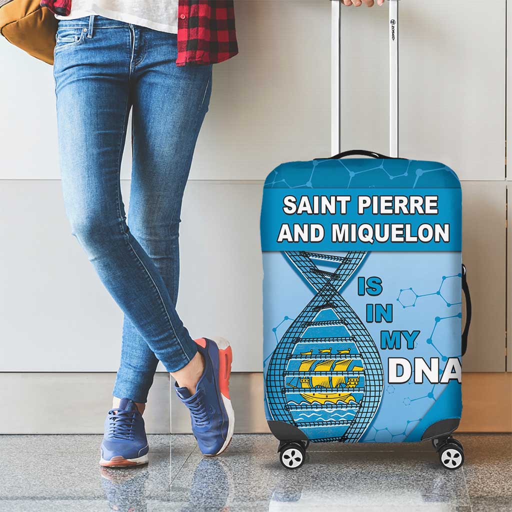 Saint Pierre And Miquelon Is In My DNA Luggage Cover DT05