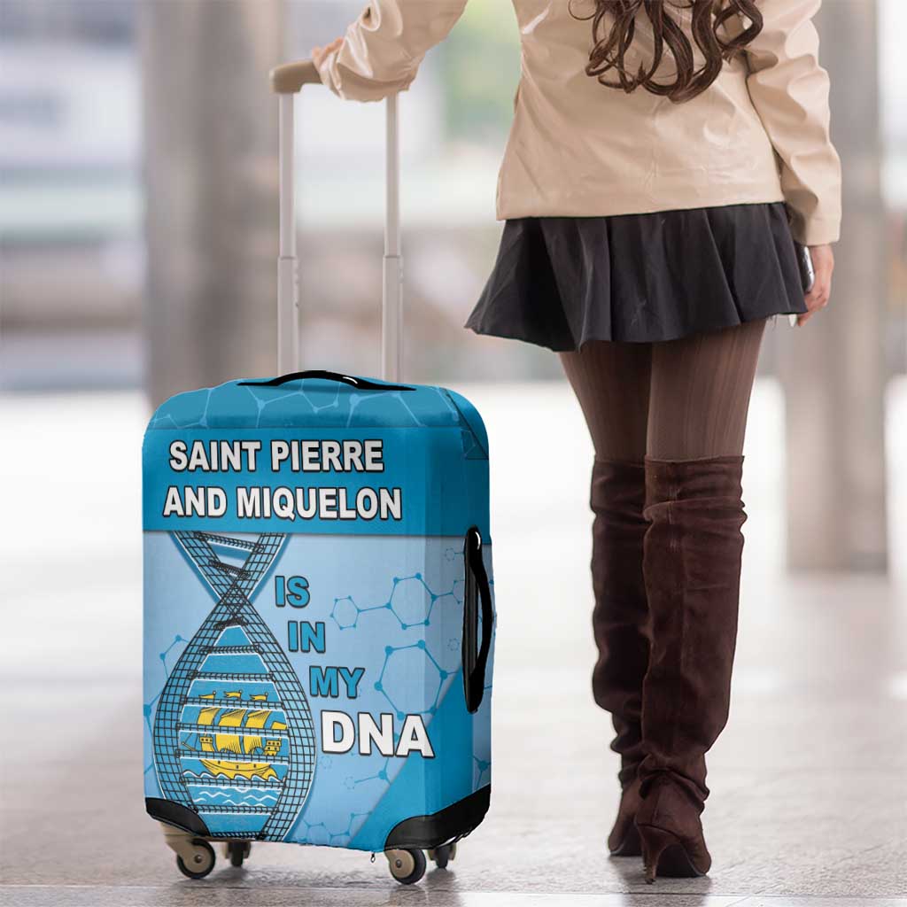 Saint Pierre And Miquelon Is In My DNA Luggage Cover DT05
