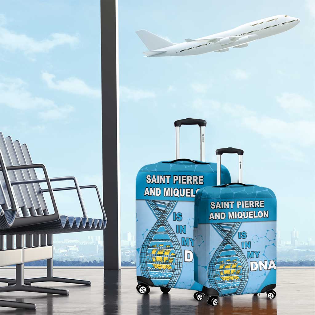 Saint Pierre And Miquelon Is In My DNA Luggage Cover DT05