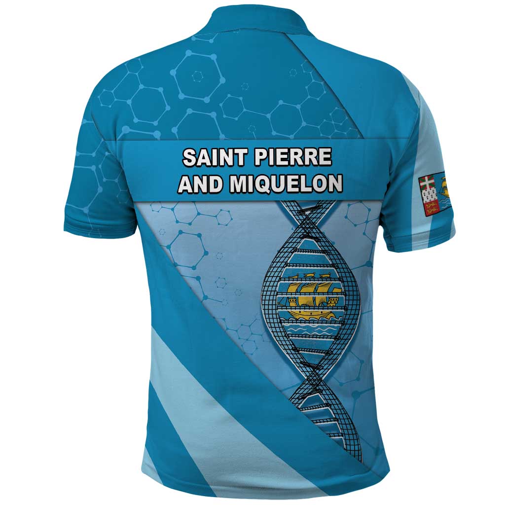 Saint Pierre And Miquelon Is In My DNA Polo Shirt DT05