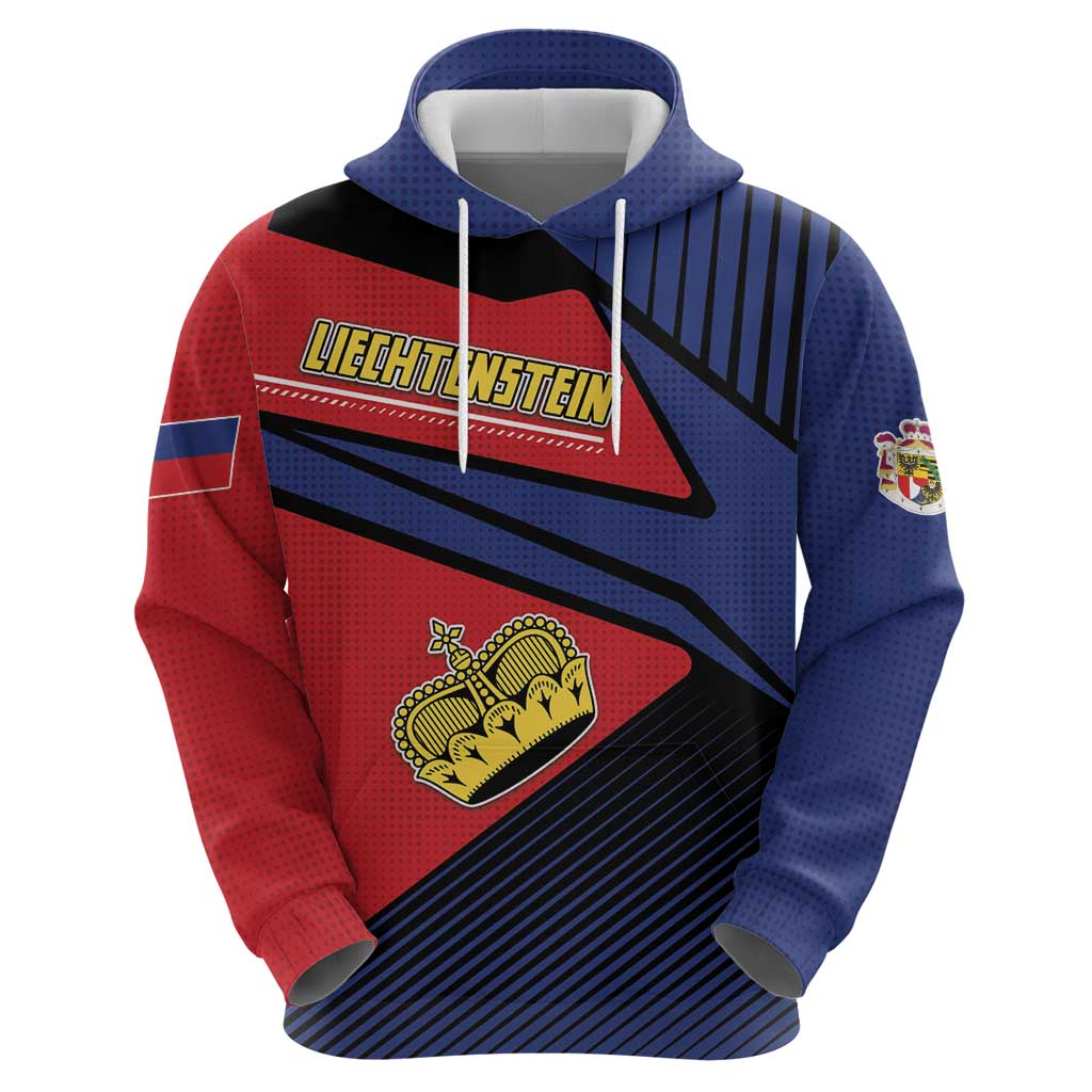 Personalized Liechtenstein Hoodie Crown Symbol DT05