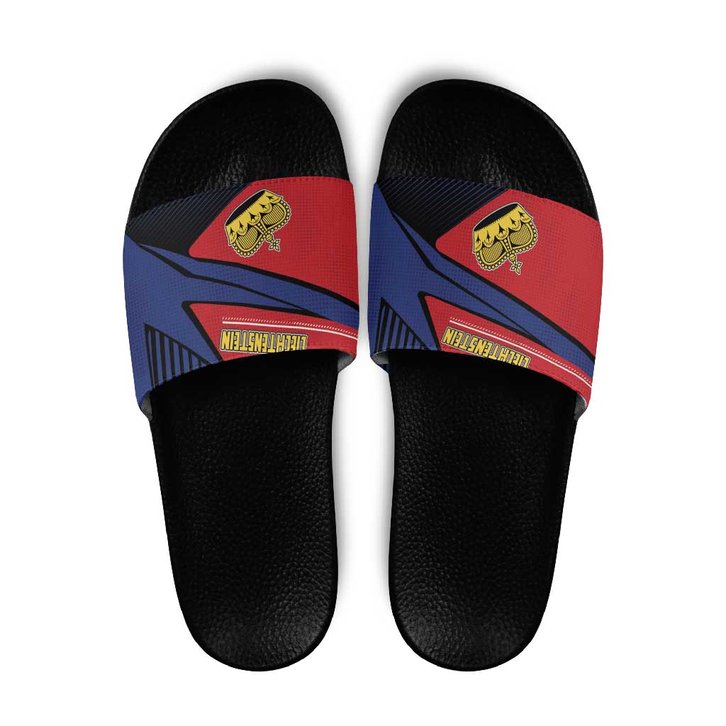 Liechtenstein Slide Sandals Crown Symbol DT05