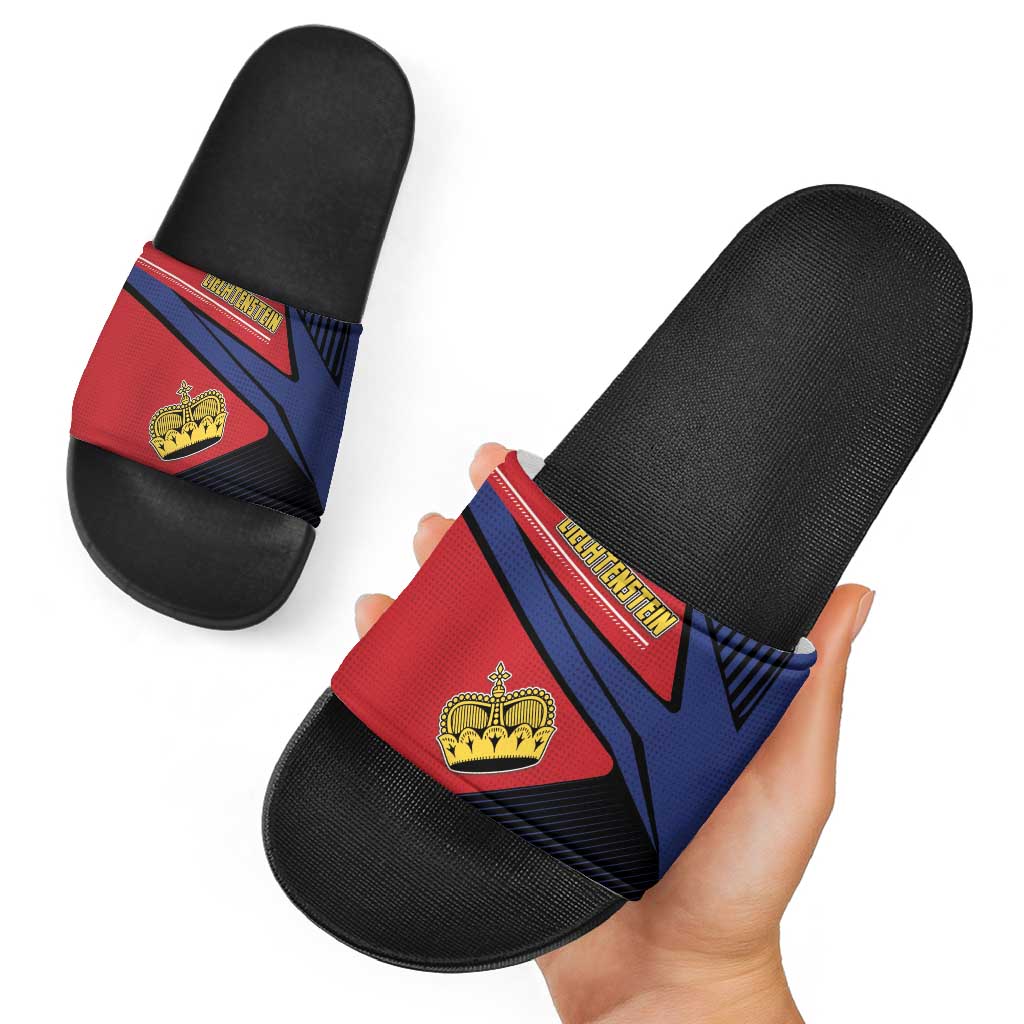 Liechtenstein Slide Sandals Crown Symbol DT05