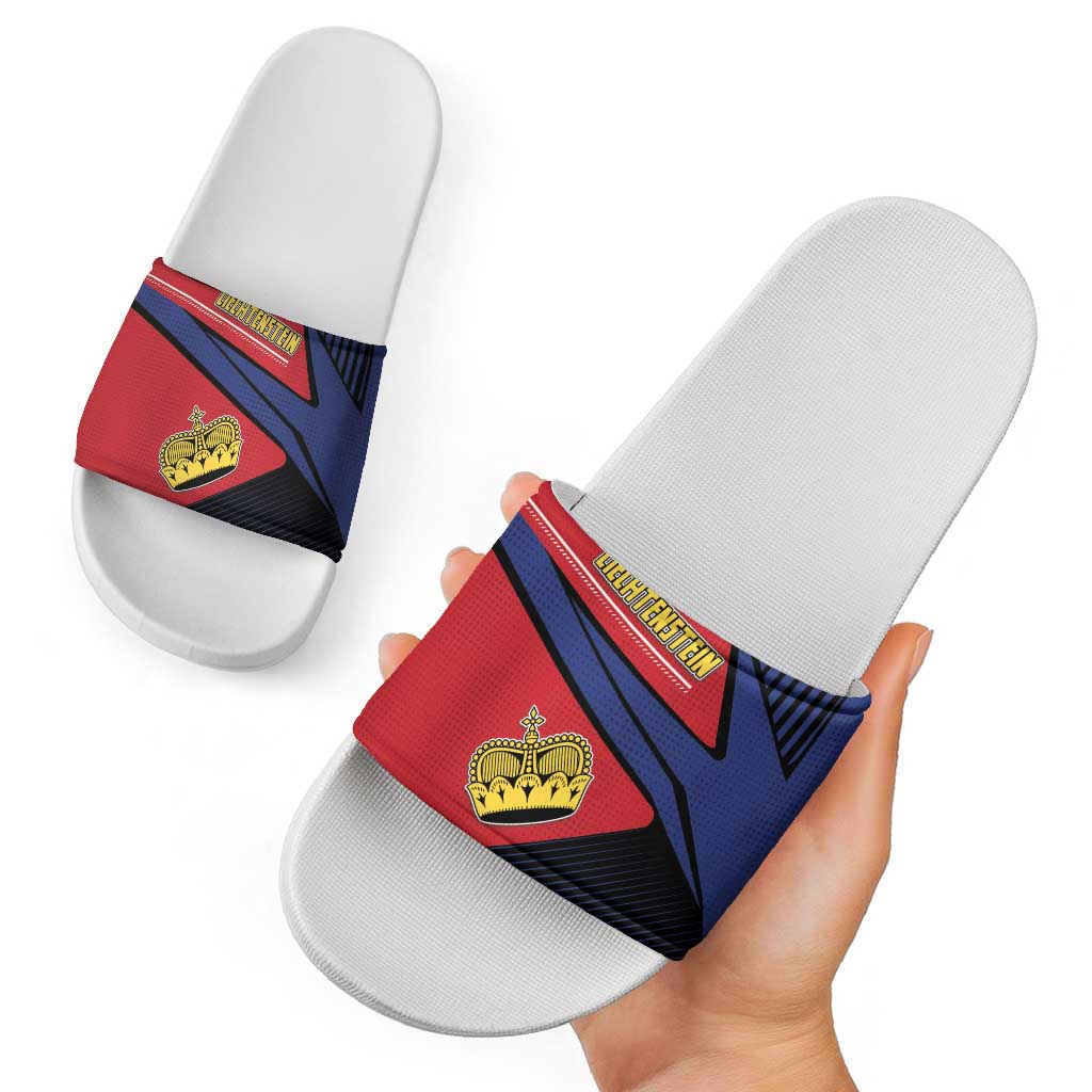 Liechtenstein Slide Sandals Crown Symbol DT05