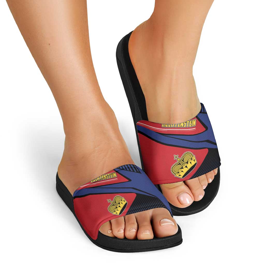 Liechtenstein Slide Sandals Crown Symbol DT05