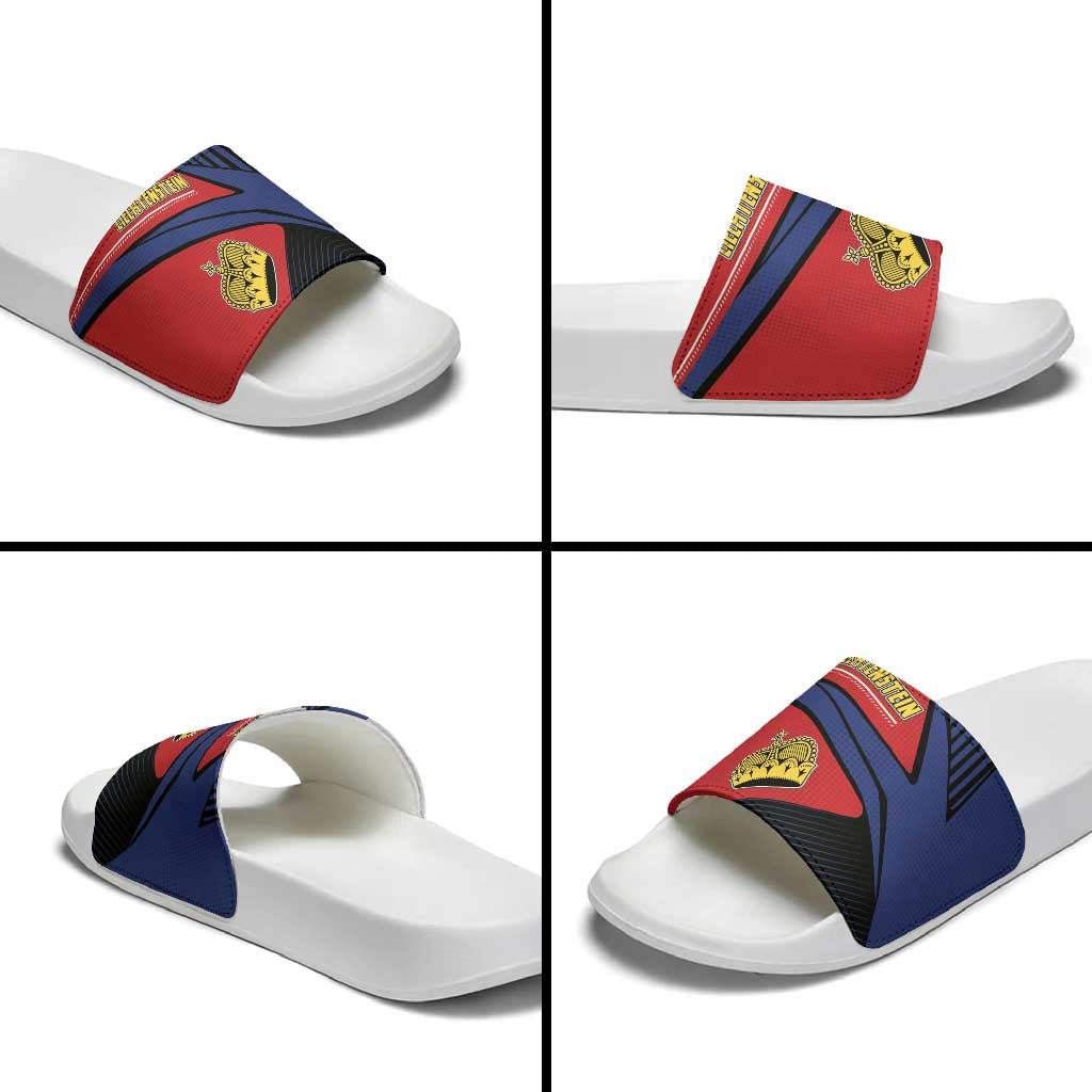 Liechtenstein Slide Sandals Crown Symbol DT05