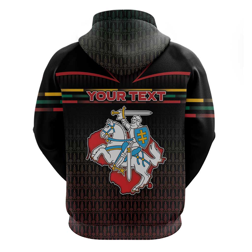 Personalized Lithuania Hoodie Knight In Armor With Map DT05