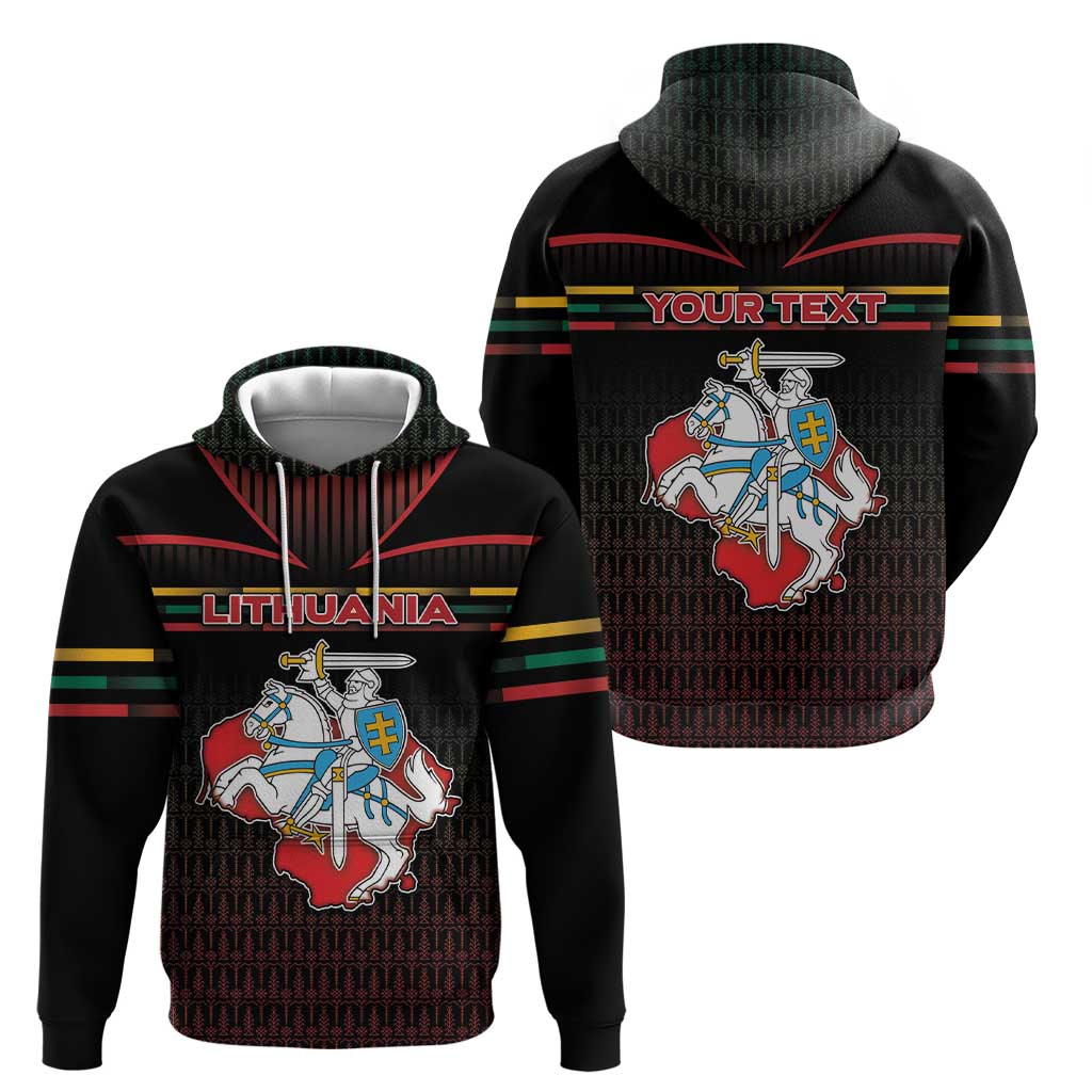 Personalized Lithuania Hoodie Knight In Armor With Map DT05