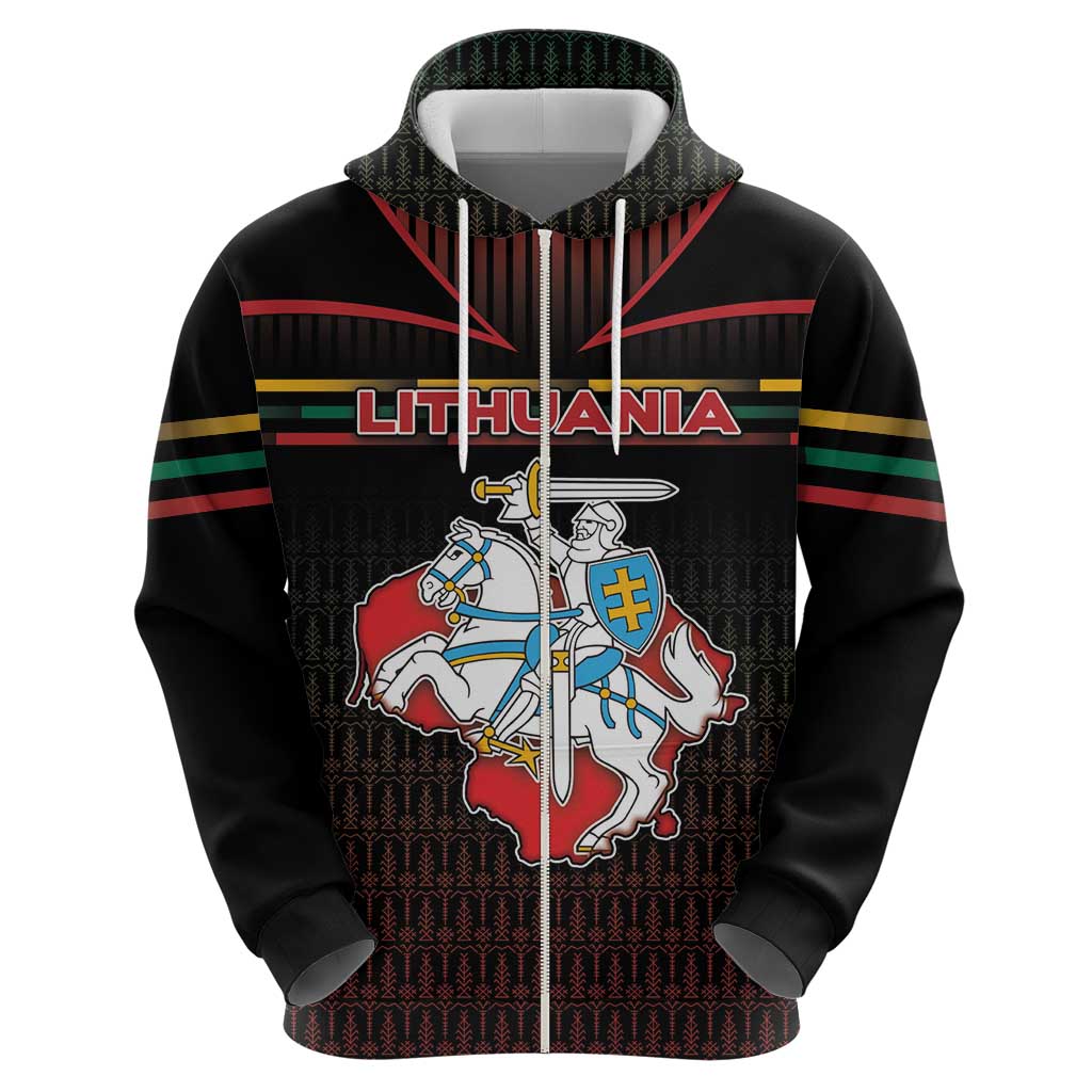 Personalized Lithuania Hoodie Knight In Armor With Map DT05