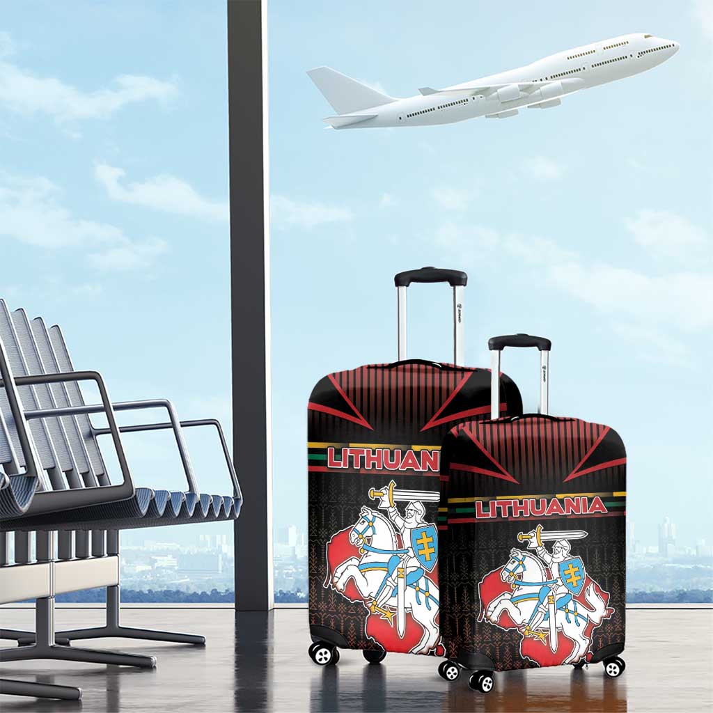 Lithuania Luggage Cover Knight In Armor With Map DT05