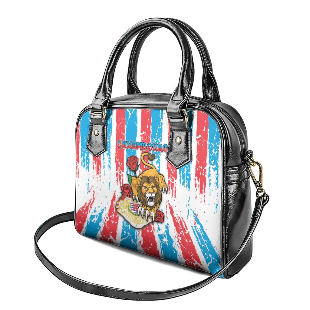 Luxembourg Shoulder Handbag Red Lion With Coat Of Arms DT05