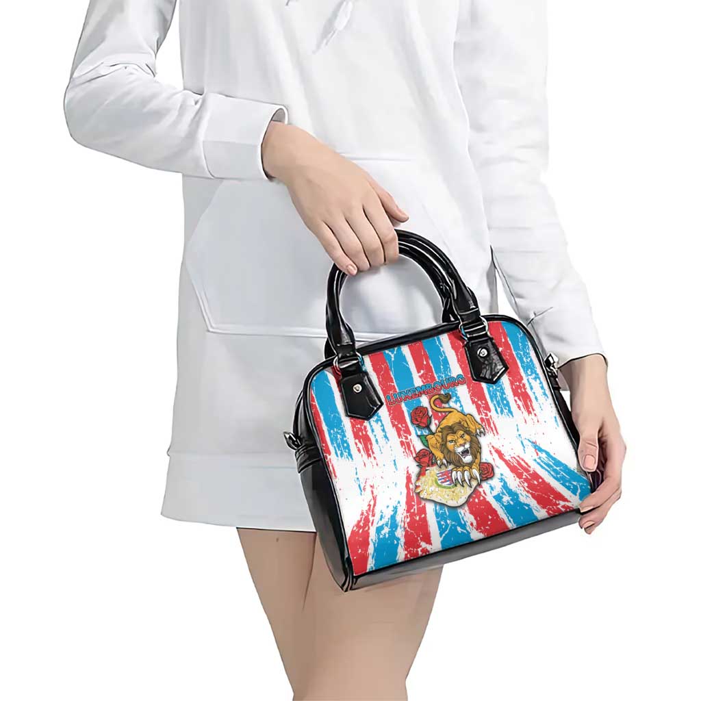 Luxembourg Shoulder Handbag Red Lion With Coat Of Arms DT05