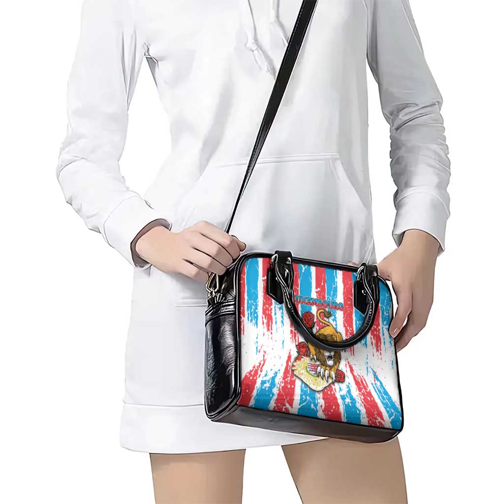 Luxembourg Shoulder Handbag Red Lion With Coat Of Arms DT05