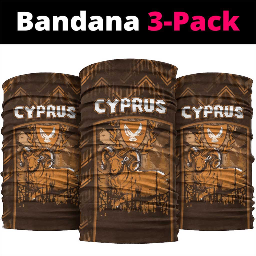 Cyprus Neck Gaiter The Cypriot Mouflon With Coat Of Arms DT05