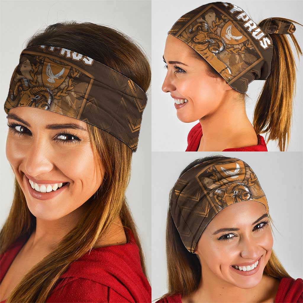 Cyprus Neck Gaiter The Cypriot Mouflon With Coat Of Arms DT05