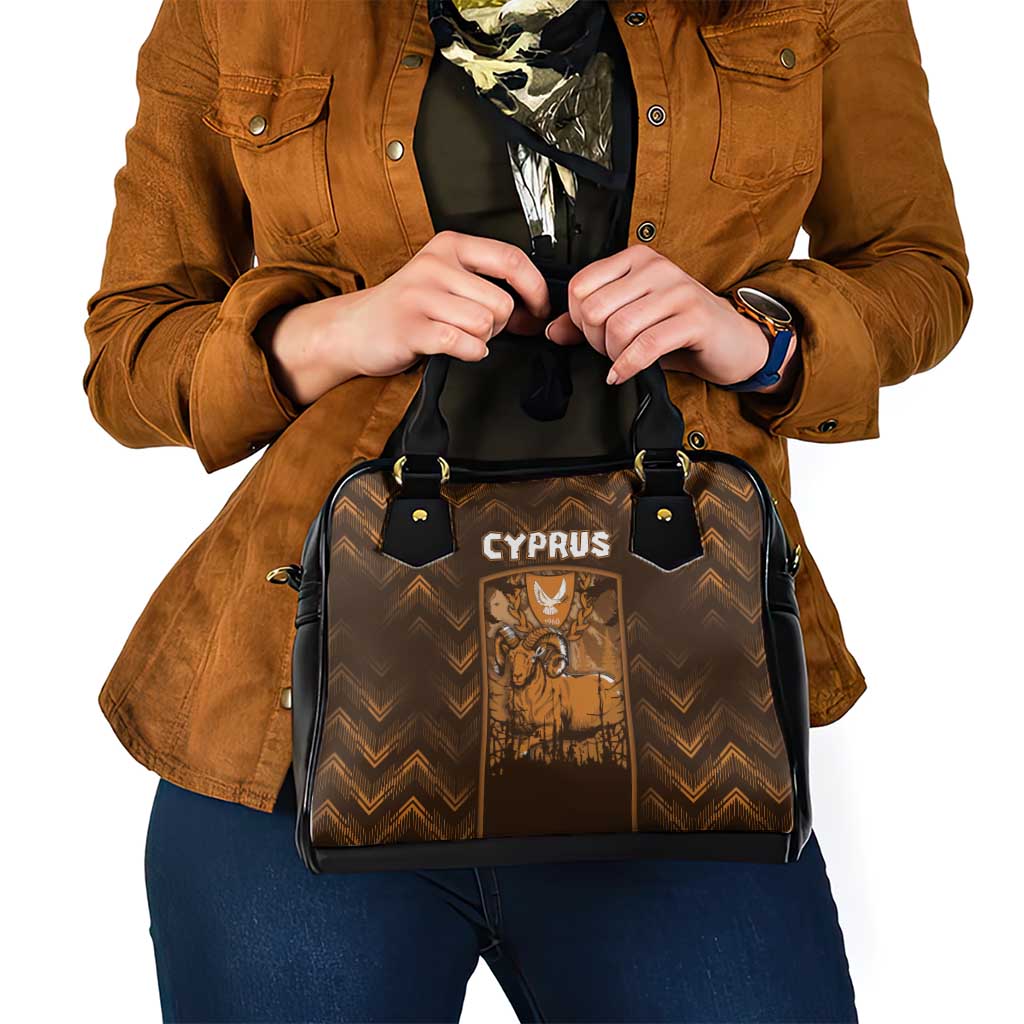 Cyprus Shoulder Handbag The Cypriot Mouflon With Coat Of Arms DT05