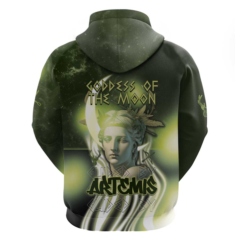 Ancient Greek Artemis Hoodie Goddess Of The Moon DT05