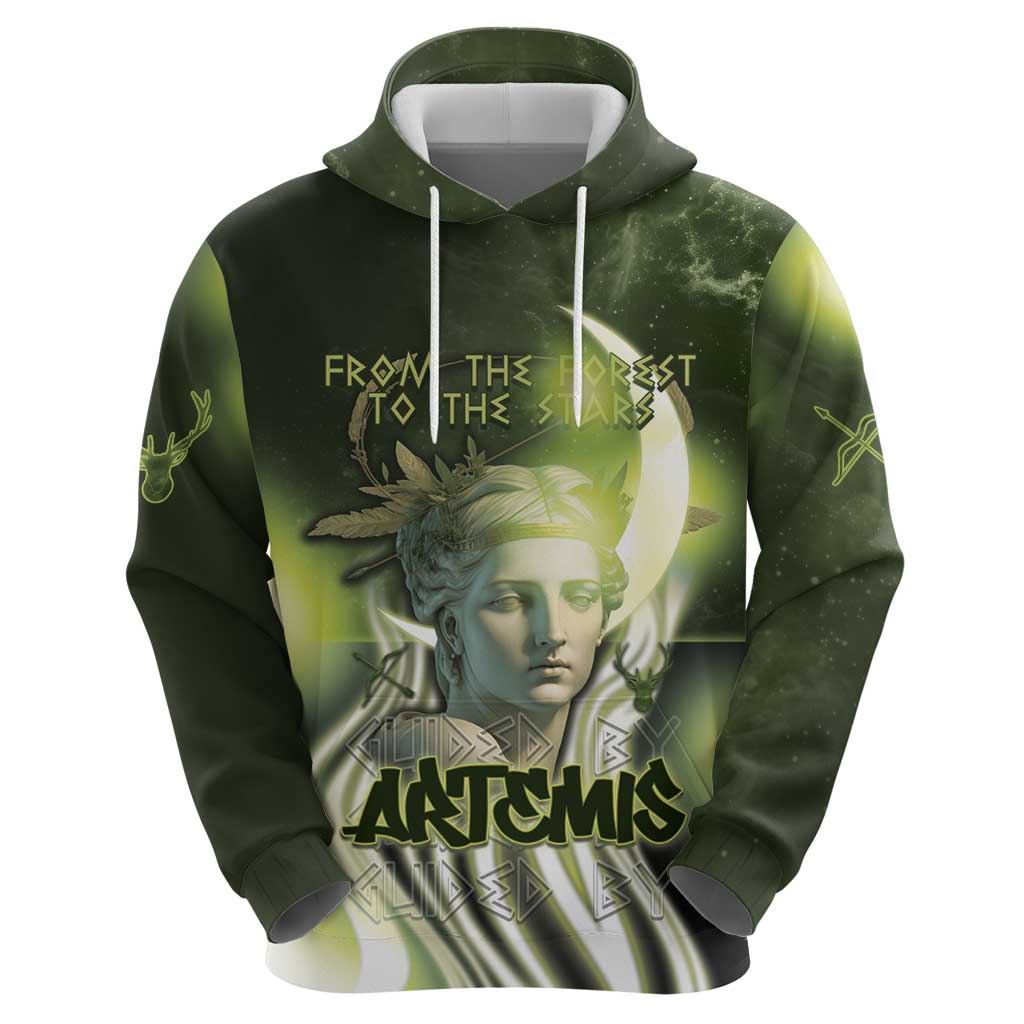 Ancient Greek Artemis Hoodie Goddess Of The Moon DT05