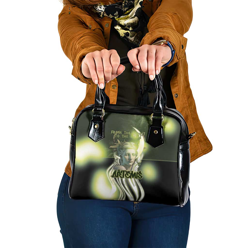 Ancient Greek Artemis Shoulder Handbag Goddess Of The Moon DT05