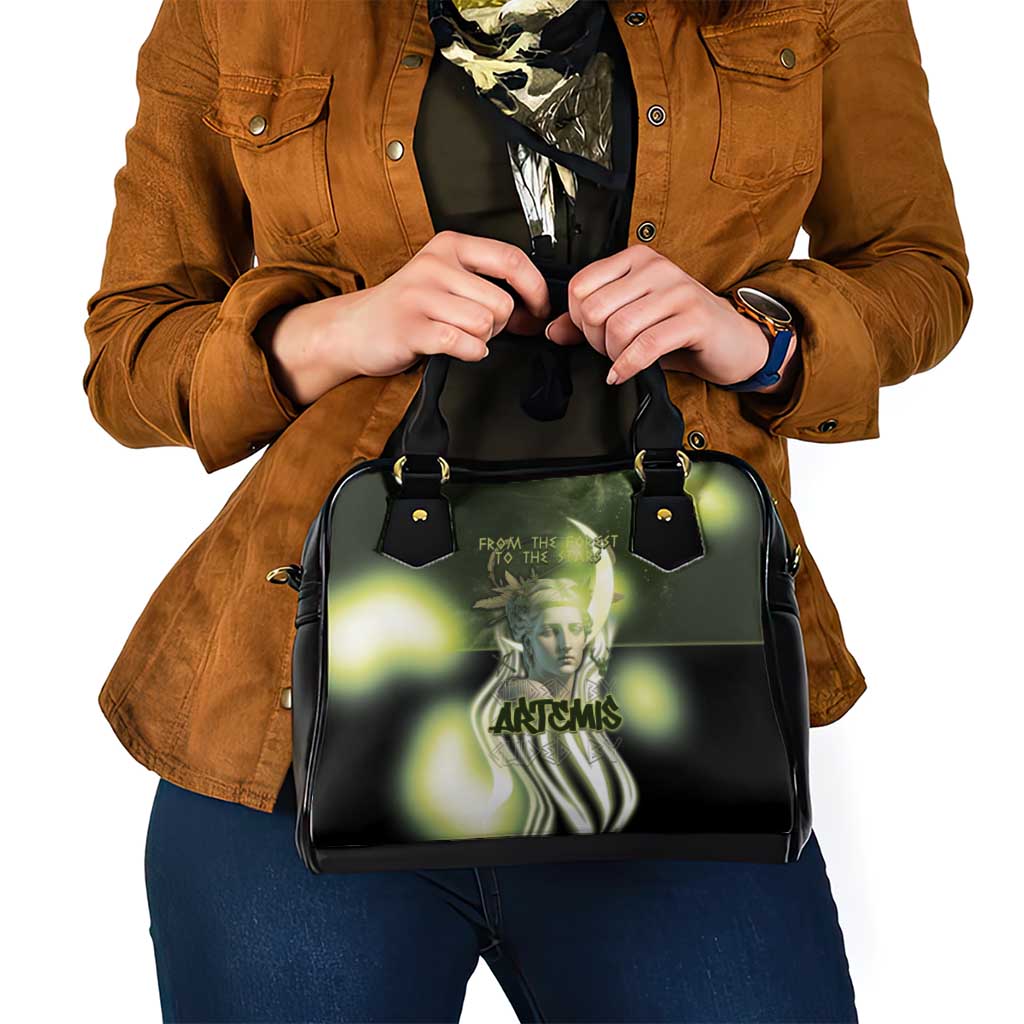 Ancient Greek Artemis Shoulder Handbag Goddess Of The Moon DT05